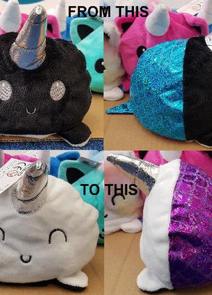 Mood Toys Reversible Mood Toys - Various Styles - siopashop.ie Shiny Narwhal