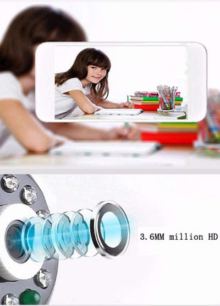 WiFi Security Camera IP Wireless Alarm Camera Rotatable - White - siopashop.ie