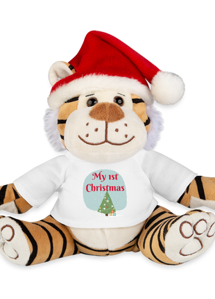 My 1st Christmas Tiger - white