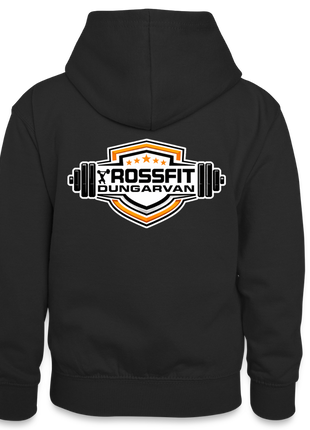 Crossfit Teen Contrast Hoodie - black/gold