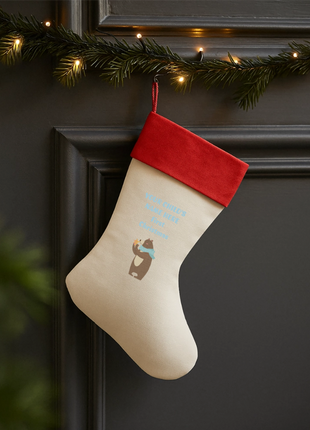 DESIGN IT YOURSELF Baby's First Stocking - natural/classic red 