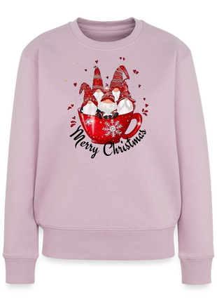 Women’s Christmas Gnomes Premium Sweatshirt - dusky pink