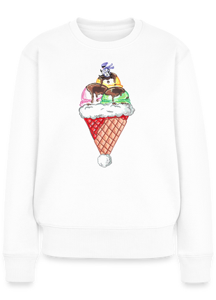 Custom SOAS Original Design Premium Sweatshirt - white