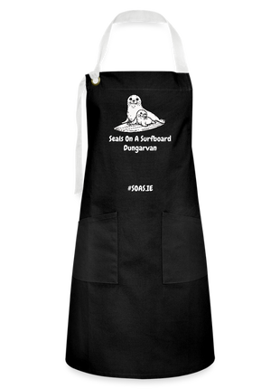 SOAS Artisan Apron - black/white