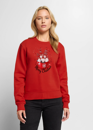 Women’s Christmas Gnomes Premium Sweatshirt - red