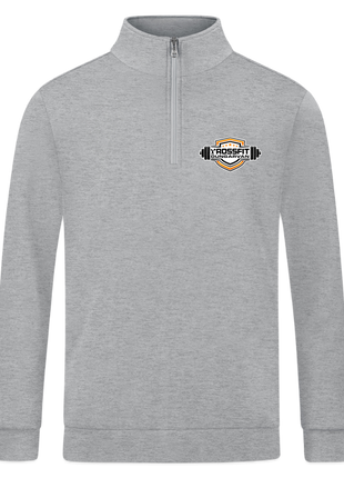 JAKO Crossfit Organic Zip Top - heather grey