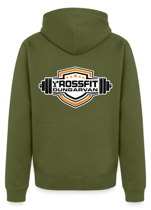 Men's Premium Crossfit Hooded Jacket - khaki