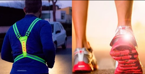 Reflective Vest Reflective & LED Harness/Bundle - siopashop.ie Harness & Black Shoe Light