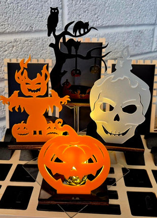 Handcrafted Halloween Tealight Holders