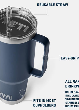 YETI Rambler 42oz Straw Mug with Customisation
