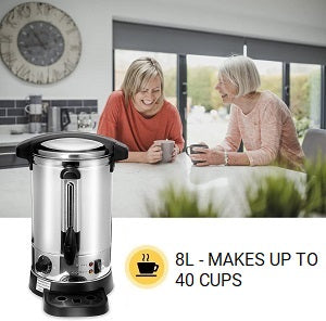 8L Hot Drinks Urn with Tap