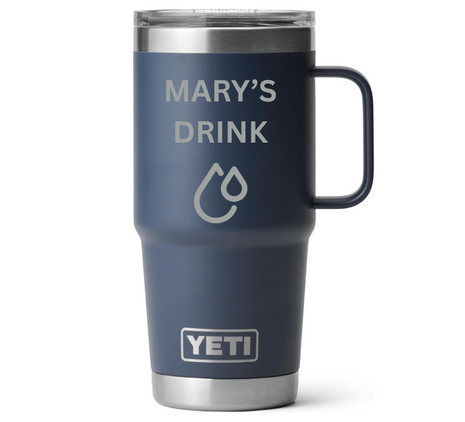 YETI Rambler 30oz Travel Mug with Customisation