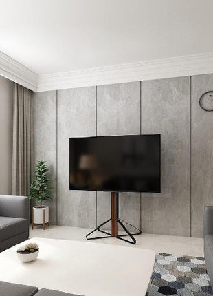 TV Floor Stand Mahogany TV Floor Stand 43" - 65" - siopashop.ie