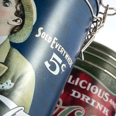 Retro Coca Cola Tin Tall Coca Cola Retro Tin - siopashop.ie