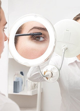 Flexible Mirror Magnifying Flexible Mirror with Suction Cup - siopashop.ie