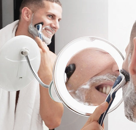 Flexible Mirror Magnifying Flexible Mirror with Suction Cup - siopashop.ie