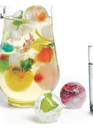 Ice Mould Large Silicone Ball Ice Cube Mould - 2 Pack - siopashop.ie