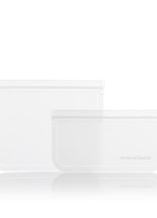 Reuseable Food Bags Foodies Reusable Storage Bag Set x10/Bag Holder Bundle - siopashop.ie